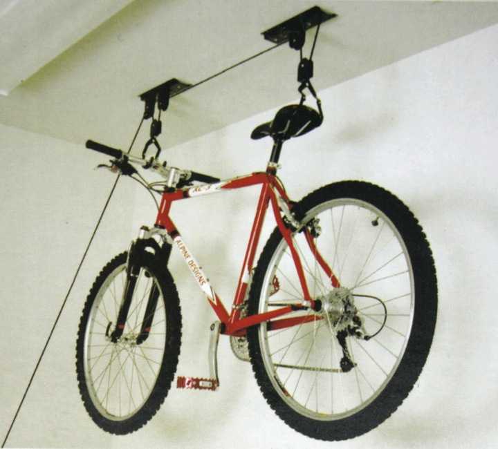 Крепление велосипеда к потолку: 4 вида подвесов для хранения | дневники ремонта obustroeno.club