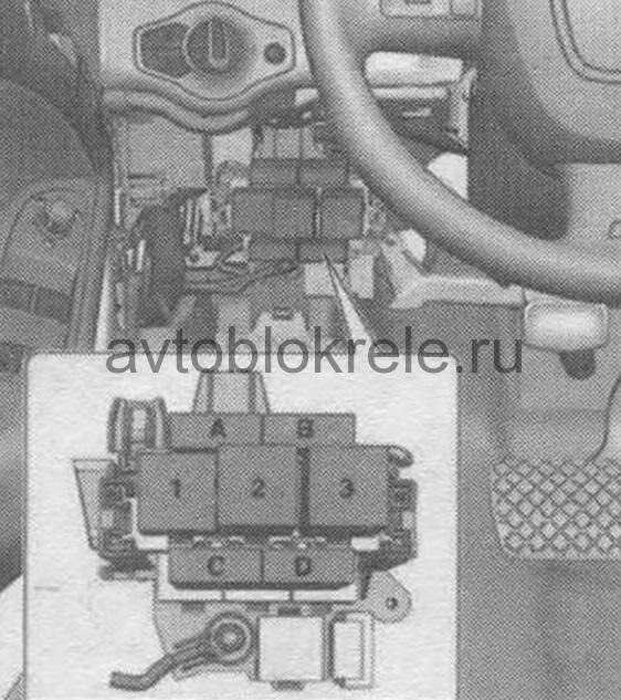 Audi a8 (d3) (2002-2009) - блок предохранителей - predohraniteli