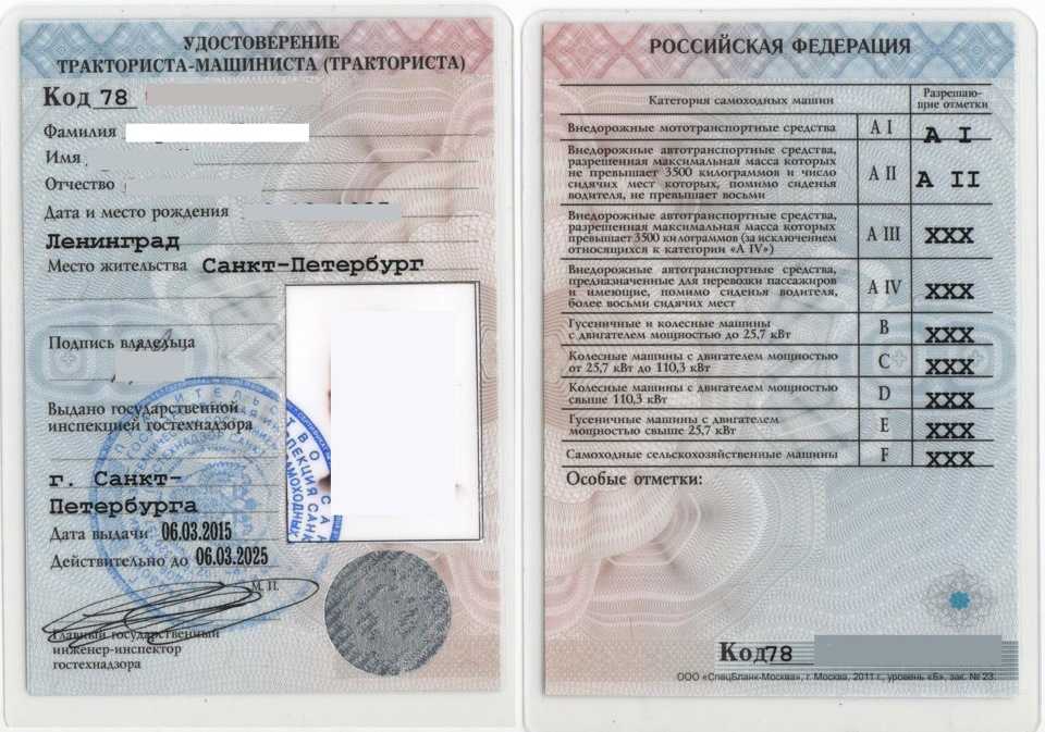 Категории водительских прав в 2022 году в таблице