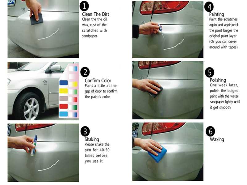 Карандаш для удаления царапин с автомобиля: правила применения, плюсы и минусы