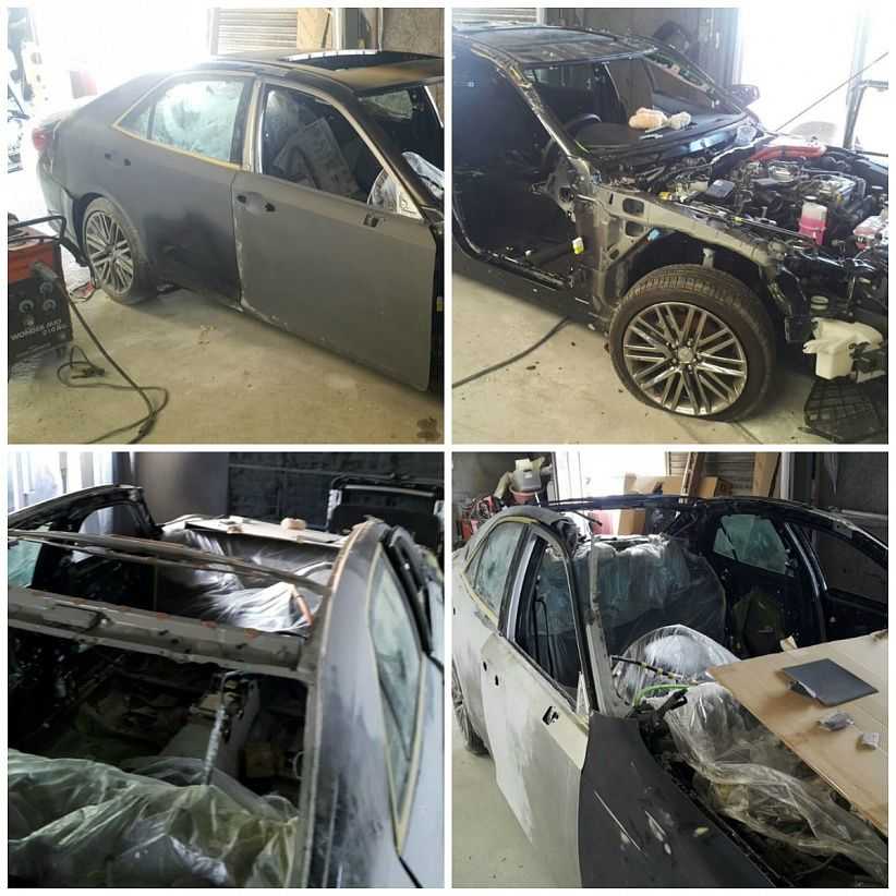 Восстановление геометрии кузова автомобиля, удаление, замена и ремонт кузовных деталей