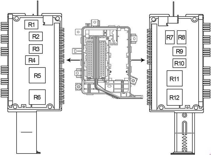 Предохранители toyota avensis 3 (t270) и реле с описанием и схемами блоков