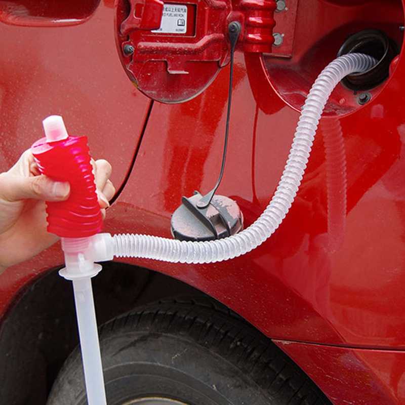 Как слить бензин из бака иномарки и отечественной машины? если очень нужно