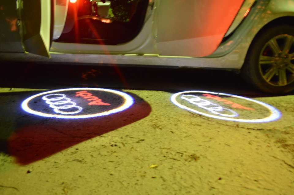 Практическое применение светодиодной подсветки в автомобилях. подсветка дверей.
