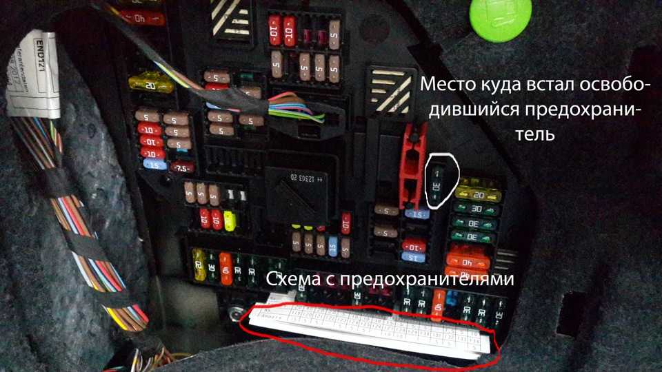 Предохранители и блоки реле бмв е60 со схемами и расшифровками на русском языке