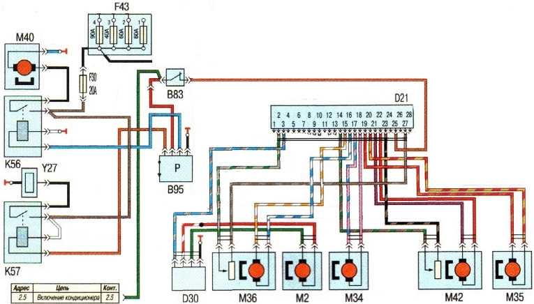 Схема предохранителей газ 31105 с двигателем 406 инжектор