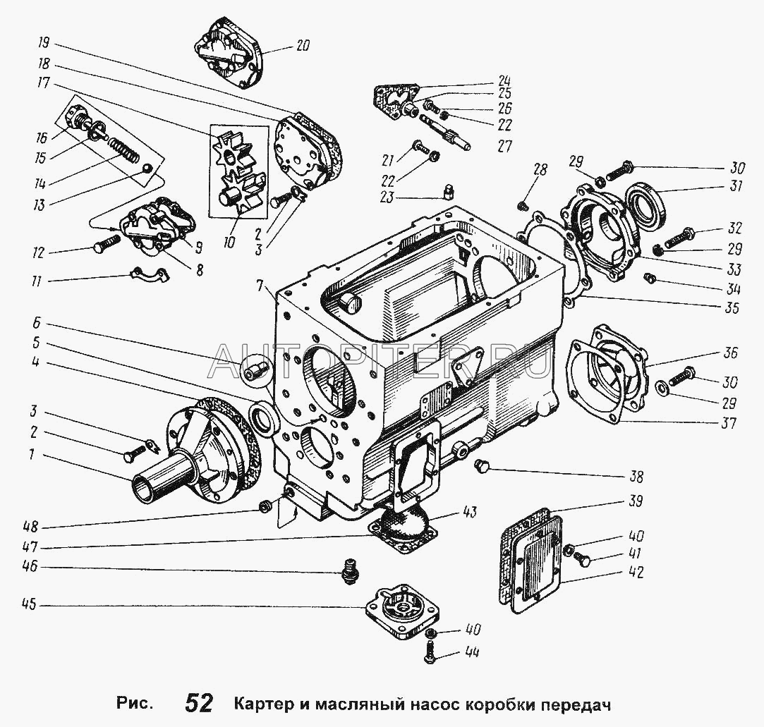 Конструктивные особенности коробок передач семейства ямз-238вм
