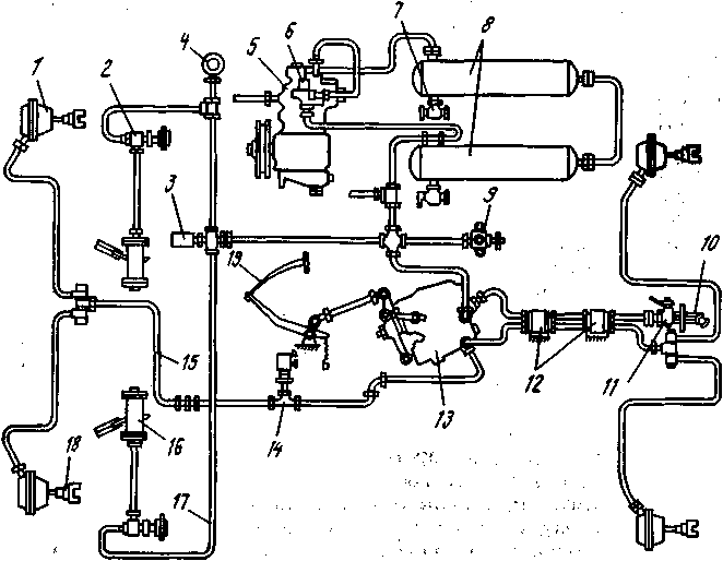 Тормозная система газ-66